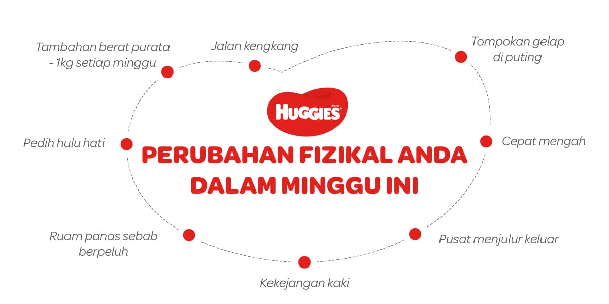 Perubahan Fizikal Ibu Mengandung 32 Minggu | Huggies Malaysia